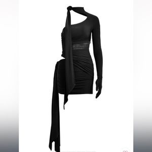 Mugler HM one shoulder dress